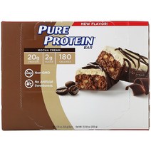 Pure Protein 모카 크림 바 6개 각각 50g(1.76oz), 6 개