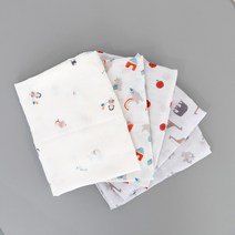 꿈두부 아기이불 자체제작원단 디자인 거즈블랭킷, 느릿느릿코알라_S사이즈