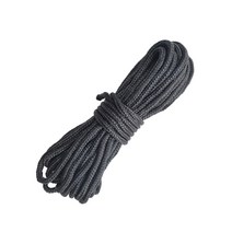 마닐라 로프 직경 4 mm 5 10 20 30 미터 코어 회전 낙하산 코드 끈 텐트 하이킹 캠핑 빨랫줄 diy 팔찌, 20m, 검은 색