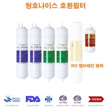 필텍코리아 CHP-5110S 청호 나이스 정수기 대체 필터, 선택B RO맴브레인필터