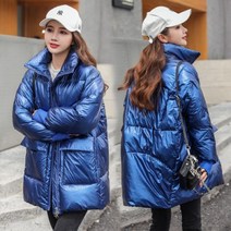 [바쿠]여성 빅사이즈 블링블링 스타 솜점퍼 SW38361Y