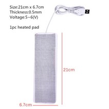 찜질팩 손난로 전기장판 USB 충전 따뜻한 붙여 넣기 패드 방수 탄소 섬유 난방 안전 휴대용 신발 장갑 공급, 1pc 4