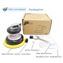 에어샌딩기 에어샌더 에어 샌더기 센다기 광택기 폴리셔 5인치 공압 샌더 대만 프리마 도구 팜 랜덤 오비털 폴리 셔 5 인치 원형 패드 125mm Quanlity