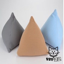 강아지 스판 침대 부드러운 편안한 마약 삼각 세모 안아줘 쿠션 쇼파 따뜻한, 블루