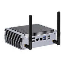 Topton 팬리스 AMD 미니 PC 라이젠 7 4800U 베어본 데스크탑 컴퓨터 4K 듀얼 HD 윈도우 11/10 HTPC 게이밍, [01] Ryzen 3 4300U, [02] AU, [03] 16GB DDR4 256GB NVMe