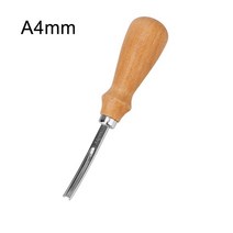 가죽 수동 피할기 a4mm 스카이빙 베벨링 나이프 실용적인 사이즈 커팅 핸드 공예