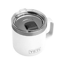 예티 손잡이 머그 캠핑 텀블러 YETI Rambler 스텐 진공 램블러 414ml, 화이트