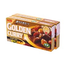 에스앤비 골든카레 중간매운맛, 198g, 2개