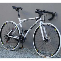 로드자전거 로드 바이크 입문 자전거 디스크브레이크, 일체형 휠 - 레인보우 컬러