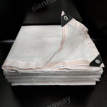 비가림막 천막천 투명 타포린 캐노피 설치 차양 가게 상가 테라스 발코니 어닝, 0x0m, 화이트 웨빙 가장자리 1x3 미터