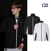 커터앤벅 남성 골프 배색 바람막이 점퍼(방수원단) - CBM3AWR304