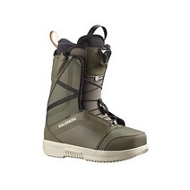살로몬 (SALOMON) 스노우 보드 부츠 SCARLET (스칼렛) 2022-23 년 모델 여성 L41707800 Army Green-X / Rainy Day Black, 23.5cm