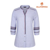 [올포유] 여성 에스닉 자수 7부 블라우스 AWBLI5R56-906_G