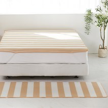 라뽐므 투웨이 3D 에어매쉬 매트 2p, 라이트베이지