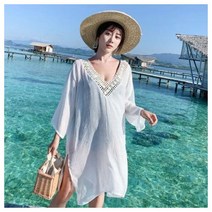 키키 루즈핏 넓은소매 블라우스 반팔원피스