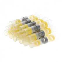 5/10/30/50pcs 방수 솔더 씰 슬리브 열 수축 와이어 커넥터 전기 터미널 절연 버트 스플 라이스, 06 Yellow _ 01 10pcs