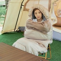 감성 동계침낭 고급형 고성능 백패킹, 1kg  블루