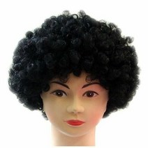 파티장식 용품 점보디스코가발 소, 선택옵션:색상-레드, 단품