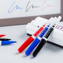 라인플러스 화인보드마카 1타 12입, 적색