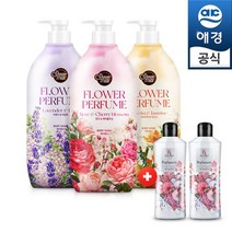 애경 ★배★샤워메이트 플라워 퍼퓸 바디워시 대용량 900mlx1+1 총 2개 +샴푸 180ml 2개, SM플라워900mlx2개_로즈