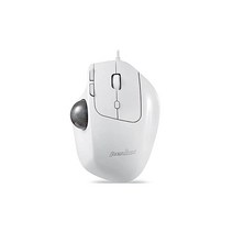 페릭스 PERIMICE-520 유선 USB 인체 공학 트랙볼 마우스 기울기 조절 가능 프로그램 가능 버튼 탑재 8 버튼식 [정규 보증품] 화이트