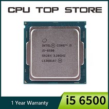 CPU 인텔 코어 i5 6500 3.2GHz 쿼드 스레드 65W 6M CPU 프로세서 LG 호환 호환A 1151, 한개옵션0