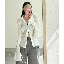 무배)플리츠 커프스 블라우스