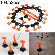레벨 웨지 타일 스페이서 104 52 개 바닥 벽 carrelage 레벨링 시스템 레벨러 로케이터 플라이어, 01 52pcs