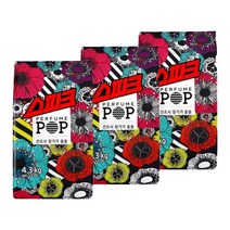 애경 스파크 퍼퓸팝 분말세제 리필, 4.3kg, 3개