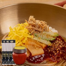 의령소바 다인용 매콤달콤 비빔소바 10인분 세트 (만능비빔장1통 + 메밀국수건면3봉지), 1개