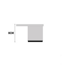 가구부품 부속자재 3-10cm 나사 가구 다리 조절 알루미늄 합금 소파 테이블 높이 올린 발 냉장고 세탁기 1 피스, [12] Aluminum 8cm