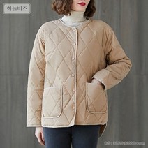 아이버리아누빔 경량패딩 깔깔이점퍼A240118