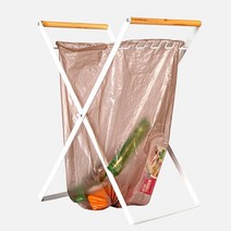 캠핑용 간편설치 쓰래기봉지 거치대 야외취사 휴가 글램핑장 커플캠퍼 캠린이, 1개, 화이트