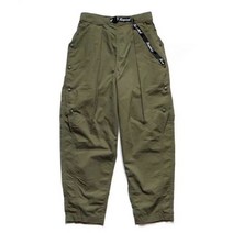 KAPITAL21ss 트렌드 테이퍼 아미 그린 브레스트 캐주얼 바지 고급 루즈 남성 여성 1:1 팬츠, M