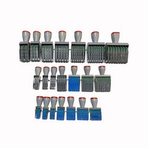 압인기 높이 4mm 7mm 및 12mm muti digits 롤링 고무 도장 번호 롤러 씰, 04 3 digits 4mm