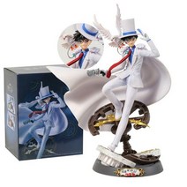 명탐정 코난 피규어 키드 팬텀 도둑 교체 가능한 머리 소장 모델 인형 장난감 39cm 형사, 39cm box