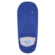 FALKE 유니 성인용 쿨 킥 인비저블 노쇼 양말 통기성 빠른 건조 미끄럼.. 정품보장, 6.5-8.5, Blue (Og Ribbon Blue 6318)