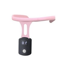 전기 목 경추 마사지기 진동기 초음파 림프 진정 자세 교정 바디 쉐이핑, 07 Pink 2
