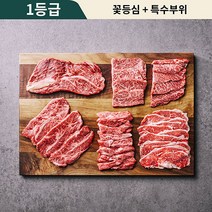 정직한우실장 1등급 한우 모듬세트 골라담기, 800g, 모듬D (꽃등심+특수부위)