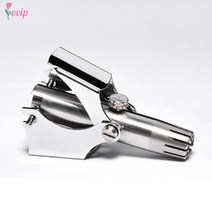 두더지 퇴치 멧돼지 야생동물코 트리머 남성용 안전 스테인레스 스틸 수동 트리머 코 빨, 없음