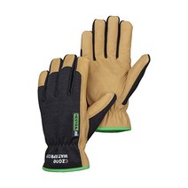 헤스트라 Kobolt CZone 장갑 습한 날씨 작업 눈 및 건설을 위한 5손가락 장갑, Black/Tan, Size 9 (Pack of 1)