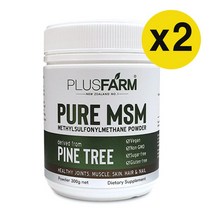 플러스팜 MSM 파우더 300g, 2개