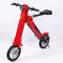 가성비전기자전거 배달 트렉 세발자전거 휴대용 미니 접이식 전기 스쿠터 성인용 두 바퀴 걷는 차량 리, 02 빨간, 한개옵션1
