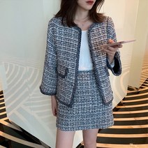 패션 셀러브리티 현야 투피스 스커트 하객 정장