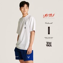 테크니스트 22TT-82A27 화이트 남여공용 배드민턴반팔티 배드민턴의류
