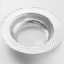 BATH 1+1 싱크대 배수구 타공 거름망 찌꺼기 스텐 3종, 대형(1082-3)1+1