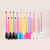 리듬체조 곤봉 45cm 멀티컬러, 옵션선택◎핑크옐로우
