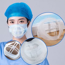 화장안묻는 마스크가드 브래킷 프레임 3D입체 호흡개선 통기성확보 마스크뽕