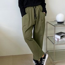 보이쉬 아웃핏 오버와이드 여자 배기팬츠 / 포켓 하체비만 카고 고프코어