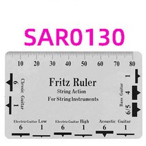 2pcs String Action Ruler 게이지 도구 일렉트릭베이스 어쿠스틱 기타 Guitarra 액세서리 현악기 부품, 01 String height ruler